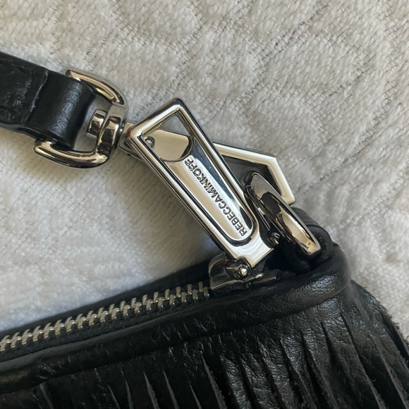NEW! HTF Rebecca Minkoff FRINGE Crossbody!🖤 - Picture 2 of 10